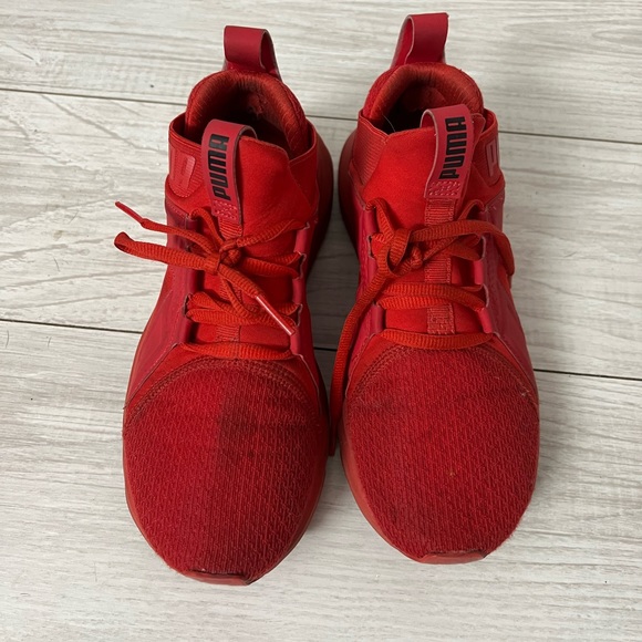 Puma kids Enzo Soft Foam Red Training Running Sneakers - Picture 4 of 6